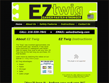 Tablet Screenshot of eztwig.com